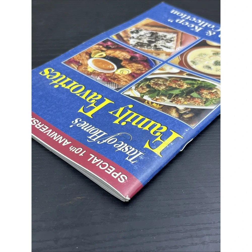 Taste of Home Family Favorites 10th Anniversary 2002 Cookbook Recipes